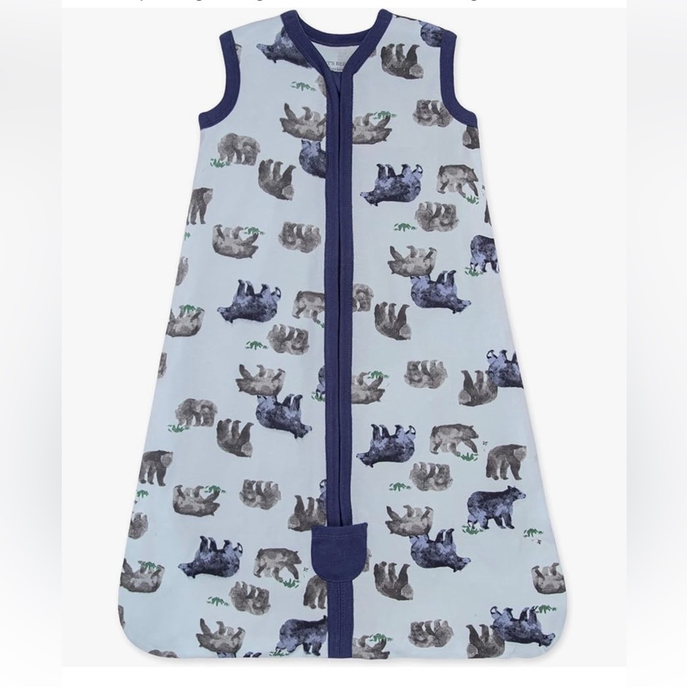 Burt's Bees Baby Infant Wearable Blanket, Organic Cotton Unisex Beekeeper